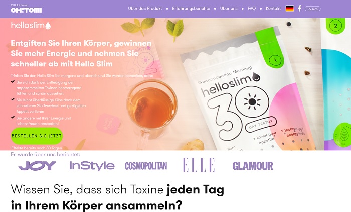 hello slim homepage