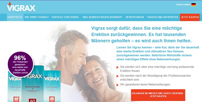 vigrax homepage